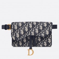 Borsa a tracolla Dior blu obliqua Borsa a tracolla Dior blu obliqua