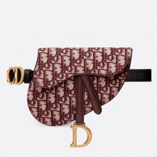 Marsupio Dior Saddle in tela obliqua bordeaux Marsupio Dior Saddle in tela obliqua bordeaux