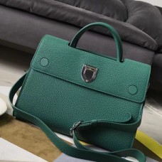 Borsa tote Dior Diorever in pelle di vitello verde