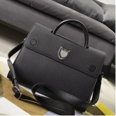 Borsa tote Dior Diorever in pelle di vitello nera