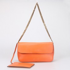 Borsa a tracolla in pelle Celine Gourmette Ferrari arancione 88041