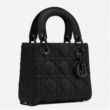 Borsa Dior Lady Dior Mini Chain So Black