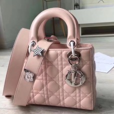 Borsa Dior My Lady Dior in pelle di agnello rosa Borsa Dior My Lady Dior in pelle di agnello rosa