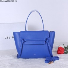 Marsupio Celine in pelle di vitello naturale blu Marsupio Celine in pelle di vitello naturale blu