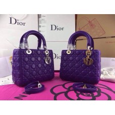 Borsa a mano Dior Lady Default viola, qualità AAA