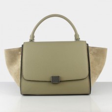 Borsa Celine Large Trapeze in pelle scamosciata beige Borsa Celine Large Trapeze in pelle scamosciata beige