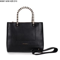 Borsa a mano Bvlgari Serpenti Ferrari in pelle nera 80381 Borsa a mano Bvlgari Serpenti Ferrari in pelle nera 80381