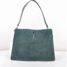 Borsa Celine EDGE in pelle scamosciata verde 309