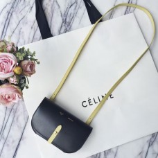 Borsa a mano Celine Noir con tracolla Palmelato