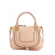 Borsa a mano media Chloe Marcie color nude